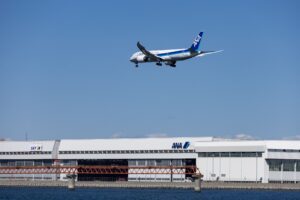 浮島町公園で撮れる飛行機写5