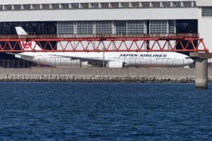 浮島町公園で撮れる飛行機写8