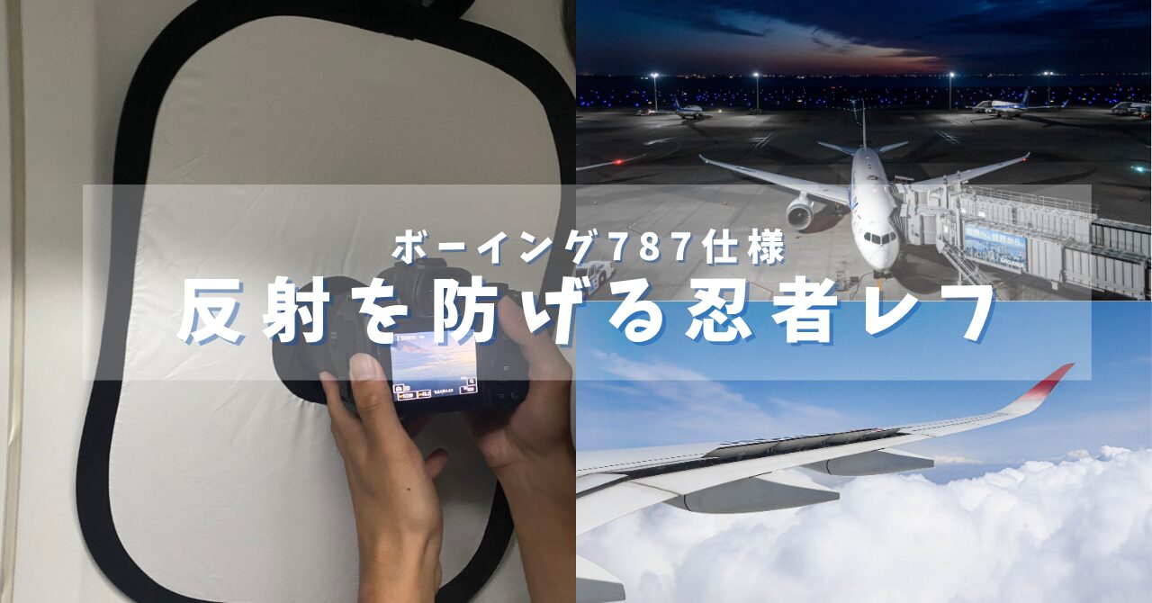 反射を防げるよしみカメラの忍者レフを紹介
