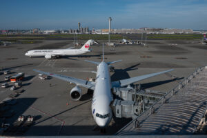 羽田空港第3ターミナル展望デッキで撮れる写真1
