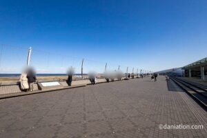 羽田空港第2ターミナル展望デッキの様子