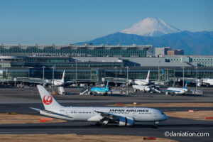 羽田空港第1ターミナル展望デッキで撮れる写真1