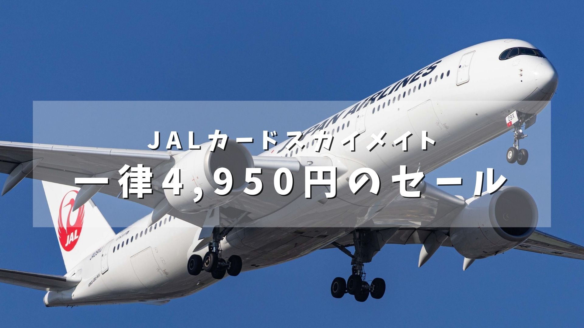 JALカードスカイメイト4,950円セール